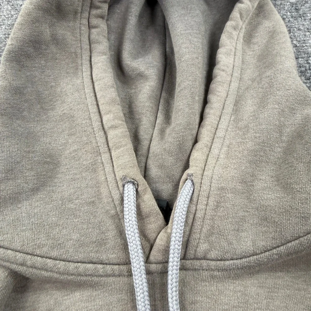 The North Face Novelty Patch Hoodie Small Gray Multi Patch Graphic Pullover Mens
